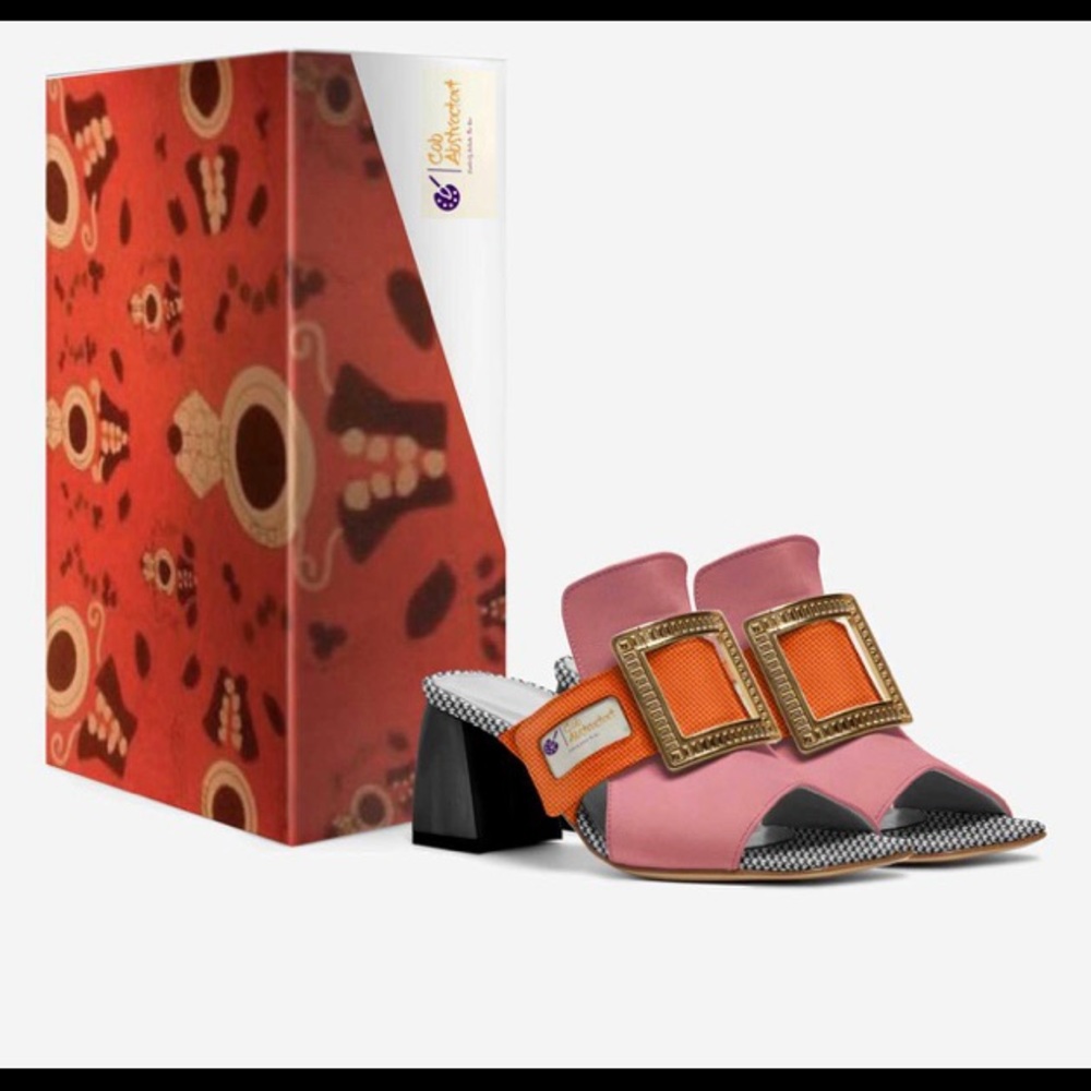 Geometric Design Luxe Sandals(Custom Made)
